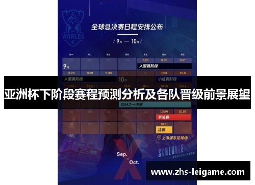 亚洲杯下阶段赛程预测分析及各队晋级前景展望