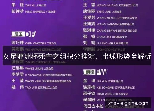 女足亚洲杯死亡之组积分推演,出线形势全解析 女足亚洲杯死亡之组积分推演,出线形势全解析
